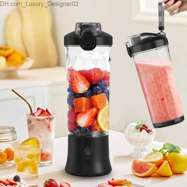Meyve Meyveleri Taşınabilir Elektrik Meyve Meyvesi Taze Meyve Suyu Blender Smoothies için Şarj Edilebilir Meyve Suyu Milkshake Mini Blender Çok Fonksiyonlu Makine Q230901