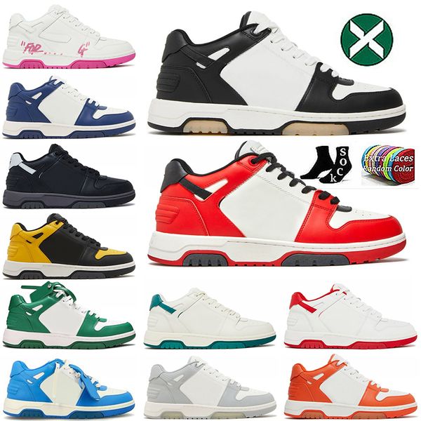 Low Tops Plataforma Designer Fora do Escritório Sneaker Offs Mens Mulheres Sapatos Brancos Preto Vermelho Verde Vintage Bottoms Mocassins Plate-forme Lows OG Trainers Jogging Walking