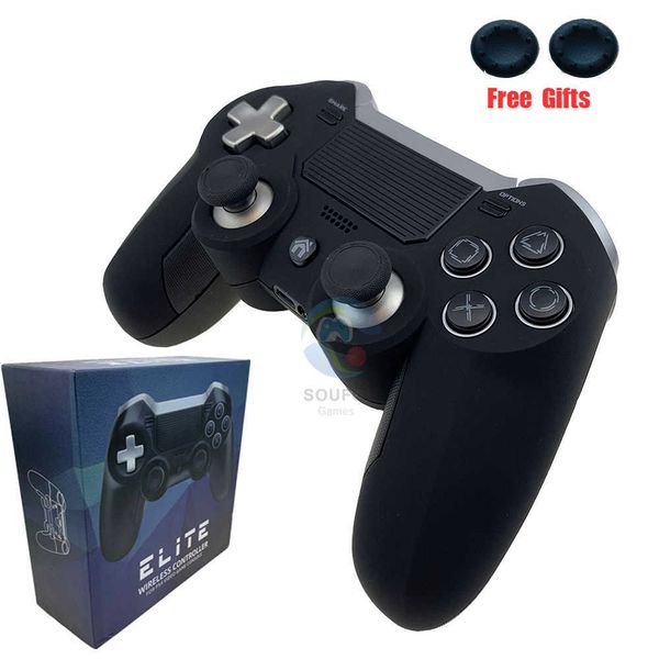 Gamecontroller Joysticks Neuester kabelloser Dual Vibration Elite Game Console Controller Joystick Eingebauter Kopfhörer- und Lautsprecheranschluss für HKD230831