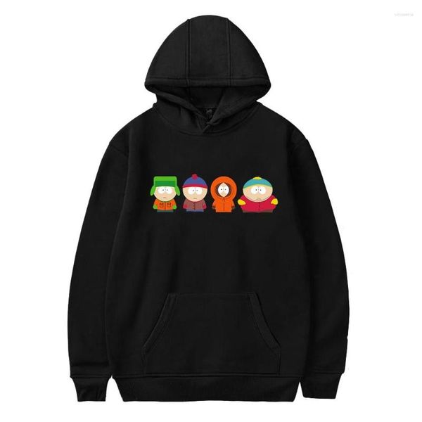 Felpe con cappuccio da uomo 2023 Anime S-Southes Park Felpe Vintage Humor Cartoon Uomo stampato con cappuccio Primavera e autunno Hombre Pullover