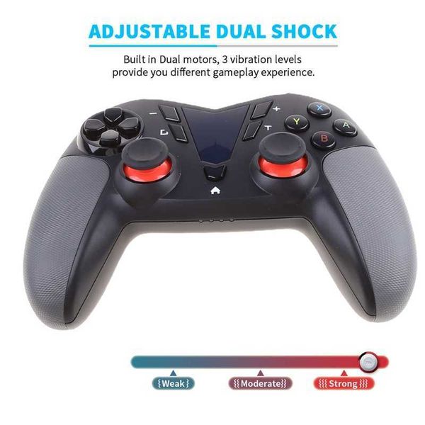 Controladores de jogo Joysticks USB recarregável sem fio Gaming Controller Gamepad para Lite PC Laptop HKD230831