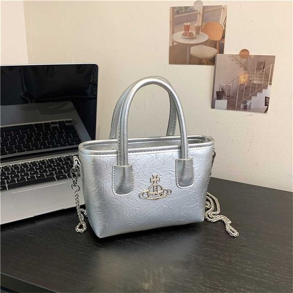 Borse di nicchia portatile cesto di verdure catena barra singola spalla casual diagonale croce piccola borsa versatile alla moda da donna Sconto del 50% sul negozio outlet