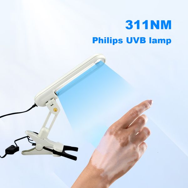 Gesichtsmassagegerät UVB 311 nm Lichtpotherapie für Vitiligo Psoriasis Ekzem Hautprobleme Behandlung UV-Lampe 110 V 120 V 230831