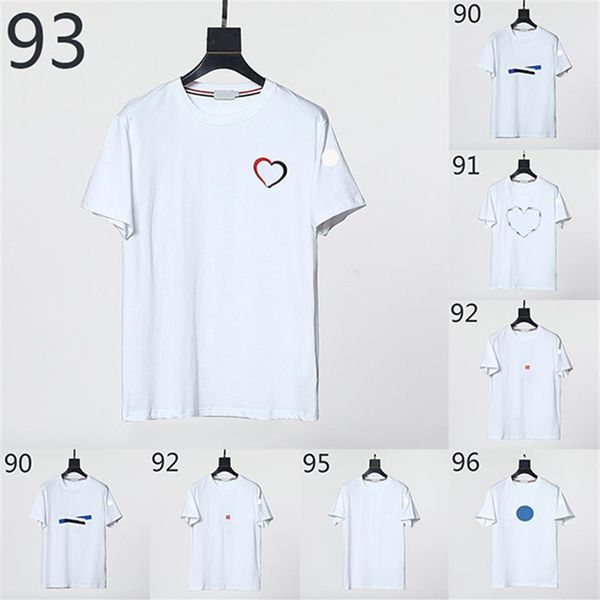 21 Styles Mens T Shirt 2023 Yeni Stil Fransa Lüks Gömlek Marka Tasarımcısı Tshirt AAA Kalite Tee Boyutu EU S-XL210Q