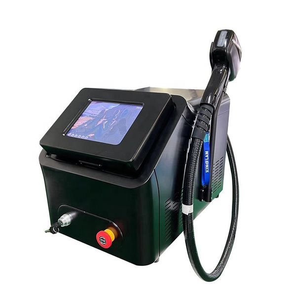 Máquina de depilação a laser de diodo indolor avançada 755nm 808nm 1064nm comprimentos de onda instrumento de tratamento de cabelo para uso comercial doméstico