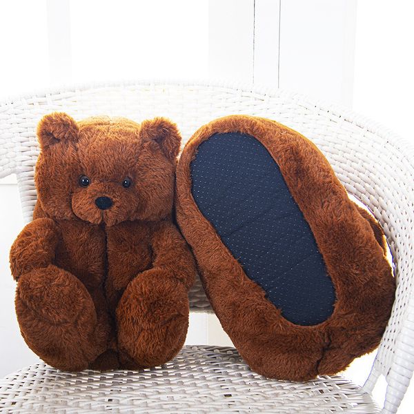 Hausschuhe Little Bear Plüsch Süße Mädchen Home Indoor Schuhe Free Size 230831