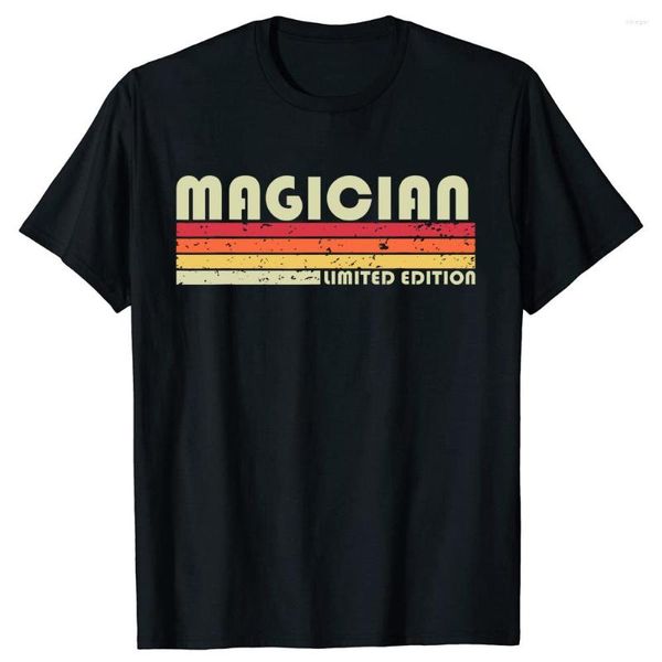 Magliette da uomo MAGO Divertente Titolo di lavoro Professione Compleanno Lavoratore Idea T-shirt Girocollo Manica corta Moda Maglietta Abbigliamento Casual