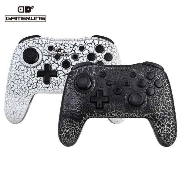 Gamecontroller Joysticks GAMERUNS NS015 RGB BT Wireless Gamepad Steuerung für /Lite/OLED Turbo Vibration Joystick 6-Achsen-Gyro-Controller HKD230901