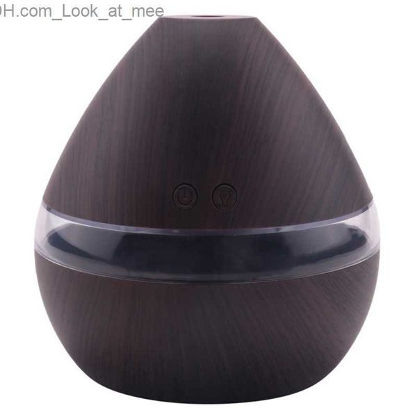 Umidificatori Aromaterapia Diffusore di oli essenziali 300 ml Diffusore di aromi di venature del legno con timer Umidificatore a nebbia fredda per grande stanza Casa Lettino Q230901