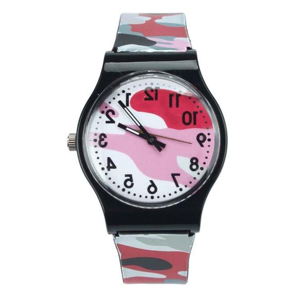 Orologi mimetici Bambini 2 Orologio da studente militare Orologio da polso Moda Sport Bambino Ragazzo Cartone animato Orologio al quarzo Colore Orologio per bambini Oro Bckoa