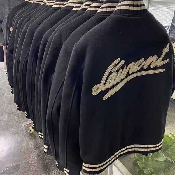 Luxus Designer Jacke Herren Baseball Jacken bestickte Sportbekleidung Männer Frauen lose Hip Hop Wolle Cardigan Mantel uns Größe6ylj