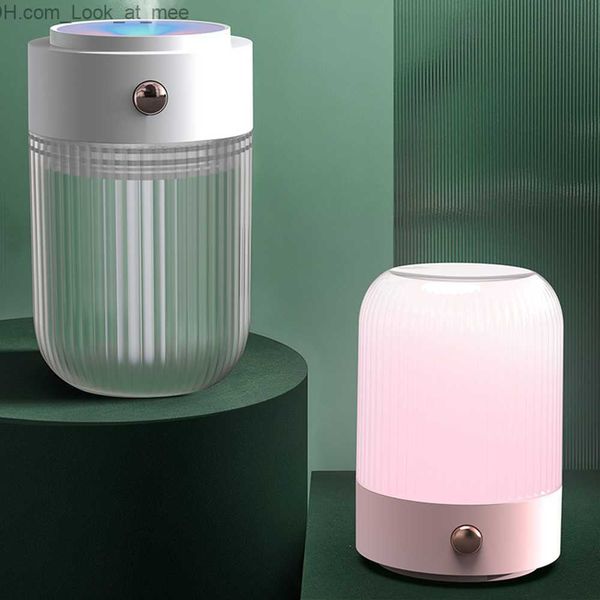 Luftbefeuchter, Luftbefeuchter für zu Hause, 250 ml, Farbbecher, USB-Ultraschall-Auto-Nebelhersteller mit bunten Lichtern, Mini-Büro-Desktop-Luftreiniger Q230901