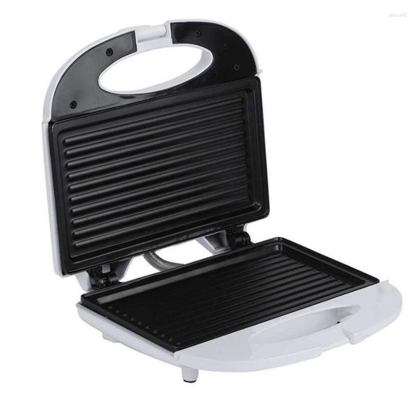 Ekmek üreticileri çok fonksiyonlu elektrikli mini sandviç üreticisi ızgara panini kahvaltı makinesi pişirme tavası ABD fişi 110V 750W mutfak aksesuarı