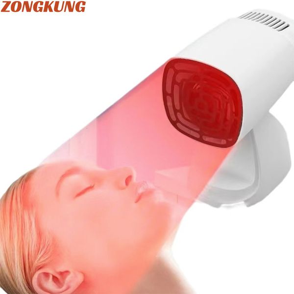 Massageador facial infravermelho lâmpada de cozimento casa salão de beleza mini desktop aquecimento livremente ajustável luz vermelha fisioterapia 230831
