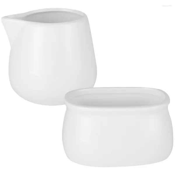 Set di stoviglie Tazza per il latte in ceramica Zucchero Teiera Caffè Piccola brocca Ciotola Contenitore per cubi Fornitura Vaso per salsa in ceramica