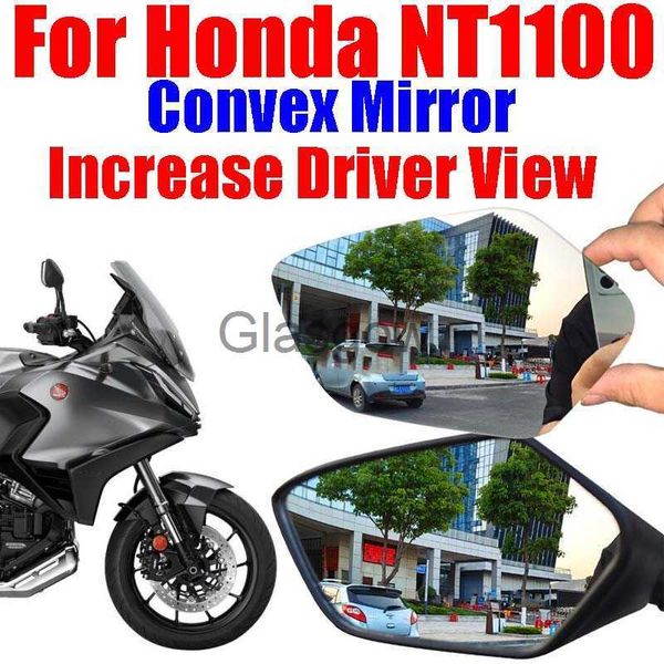Specchietti moto per Honda NT1100 NT 1100 Accessori moto Specchio convesso Ingrandisci Aumenta Specchi retrovisori Specchietto laterale Vista Vision PartsPar x0901