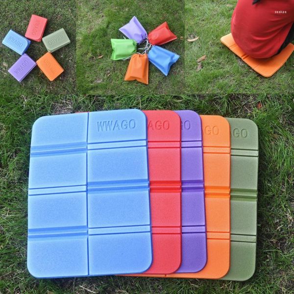 Tapetes de mesa Praia Camping Mat Dobrável Portátil Pequeno Piquenique À Prova D 'Água Almofada À Prova de Umidade Ao Ar Livre Almofada Dobrável