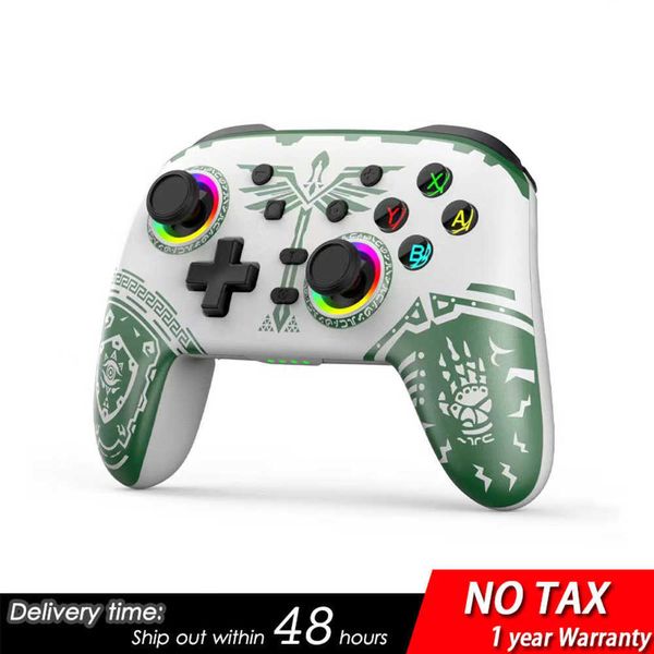 Controller di gioco Joystick Controller per gamepad wireless Bluetooth Tears of the Kingdom Style Pro Joystick per NS PC Android V3 IOS Dispositivo di gioco HKD230831