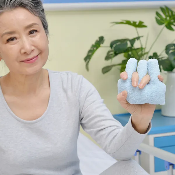 Esponja de alta elasticidade para massagem de mão, divisor de dedo, atrofia de espasmo para hospitais, suprimentos de saúde para idosos