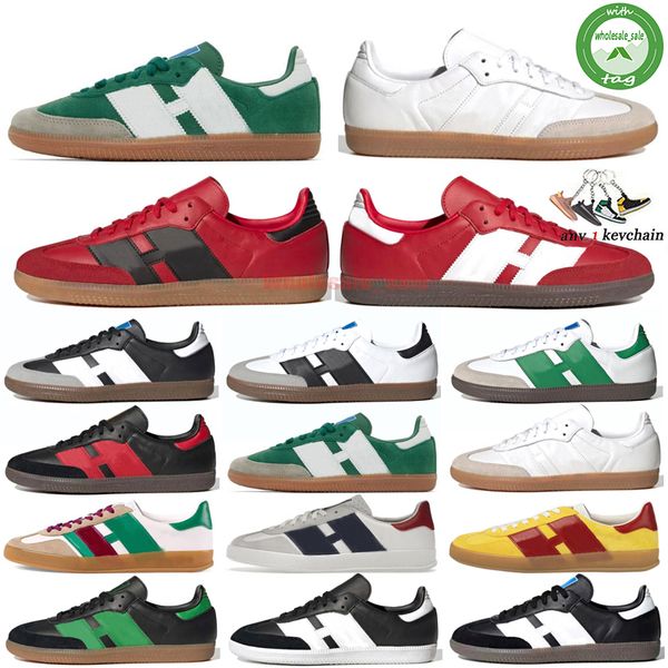 2024 Originali Scarpe basse casual vegane Mocassini Scarpe da ginnastica Scarpe da ginnastica verdi in pelle scamosciata rosa Velluto Galles Bonner Fascio interno Arancione Uomo Woemns Scarpe da ginnastica basse firmate Sport