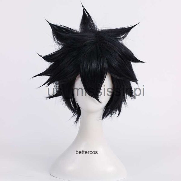 Cosplay Wigs Fairy Tail Gray Fullbuster Cosplay Wig Short Heat Resistant Synthetic Hair Wig Cap x0901