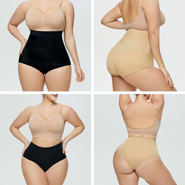 Modeladores femininos de cintura alta, calças abdominais baixas, sem costura, levantamento de quadril, nádegas, leggings, construção corporal, cuecas modeladoras