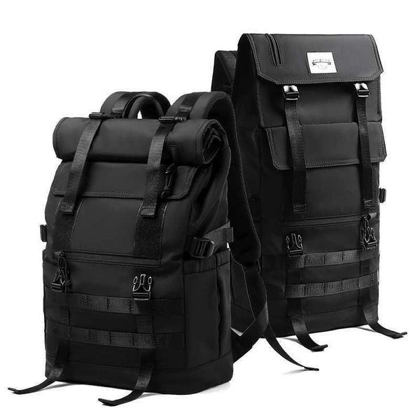 NEUER Rucksack, 3-in-1, umwandelbar, wasserdicht, große Kapazität, Reiserucksack, Herren, Damen, Rolltop, 43,2 cm (17 Zoll), PC, Teenager, männlich, Schultasche 230223