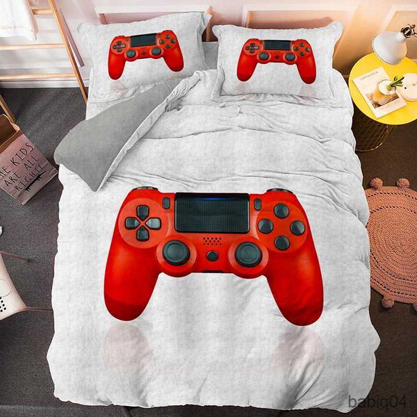 Set di biancheria da letto Set di biancheria da letto per gamer Set copripiumini per gioco singolo Custodia 2/3 pezzi Set copriletto per ragazze dei ragazzi R230901