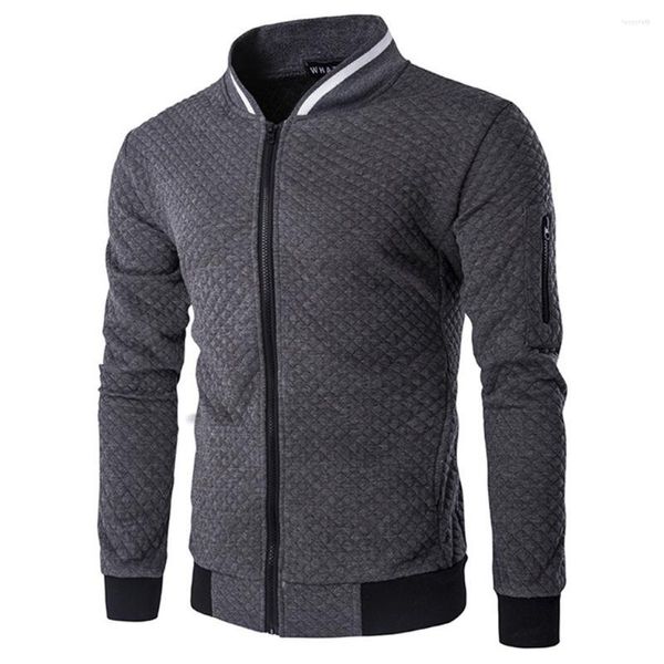 Männer Jacken Hohe Qualität Plüsch Zip Stcollar Casua Jacke Straße Windjacke Mantel Männer Casual Oberbekleidung Dick