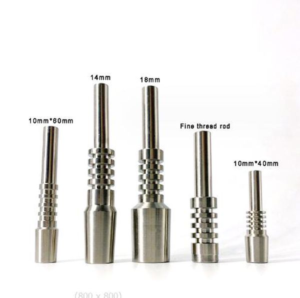 Premium Titan Metall Ersatz Nagelspitze Smoking G2 G9 Enail GR2 Ti Tips Nector Collector 10mm 14mm 18mm 57mm Gewindenägel