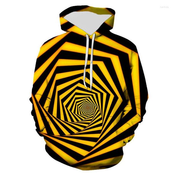 Felpe con cappuccio da uomo Vertigo Graphic per uomo Donna Stampa 3D Abiti divertenti Moda Abbigliamento creativo Felpa autunnale Top