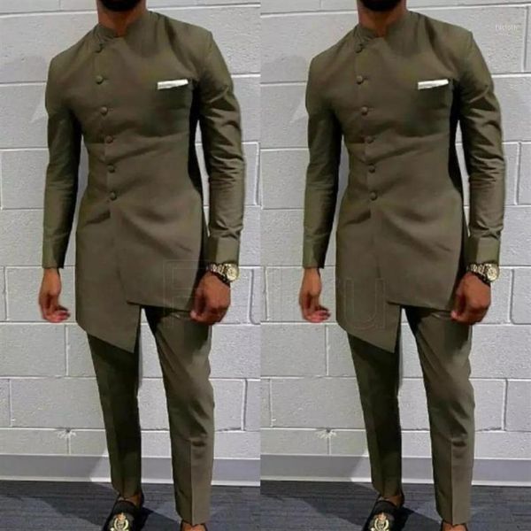 Abbigliamento africano vintage per uomo Abito da sposa lungo da uomo Abbigliamento da uomo Abito da sposo Slim Blazer Fit Giacca da uomo Pant276l