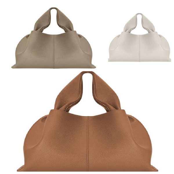 Damen Numeo Neuf Designe Full-Gain Textured Leathe Totes Handtasche Dumpling Bag Laye Cowhide Hand-Held Single Shouldere