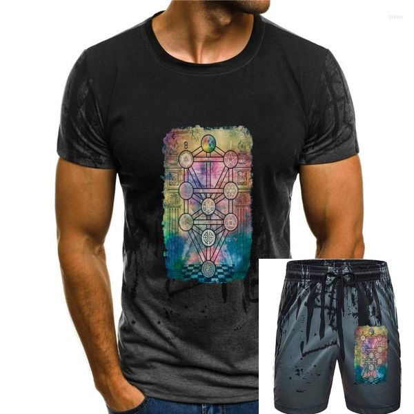 Tute da uomo T-shirt con stampa grande The Tree Of Life Kabbalah - Pagan Wicca Qabalah