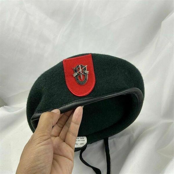 7º Grupo de Forças Especiais do Exército dos EUA Boina Verde Forças Especiais Sf Insignia Hat Store283c