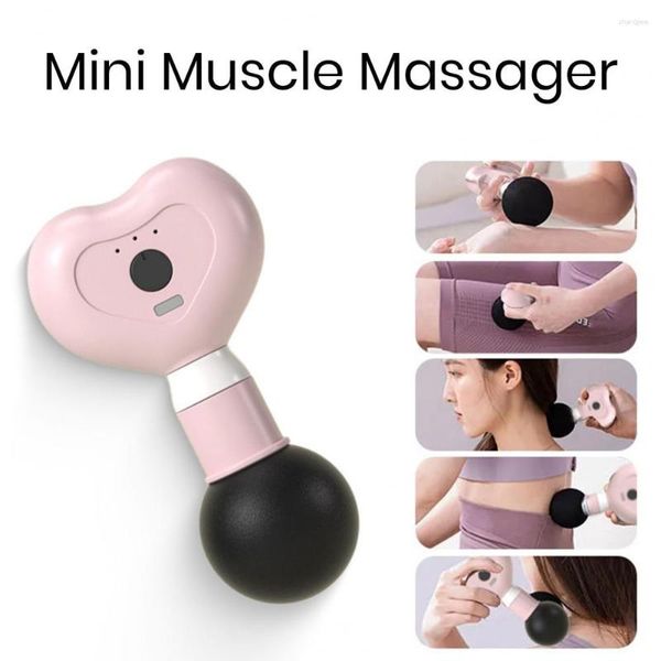 Acessórios massageador portátil elétrico baixo ruído tamanho compacto portátil relaxamento muscular multifuncional fáscia