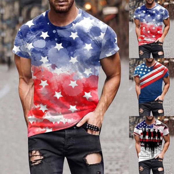 Мужские рубашки Mens Mens Summer Fashion Casual Fasten 3D цифровая рубашка с коротким рукавом с коротким рукавом Compression Compression Compression Compression