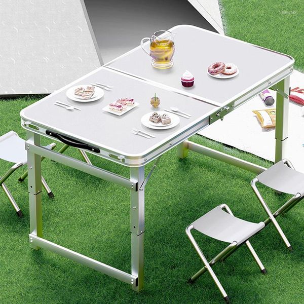 Mobili da campeggio Tavolo da campeggio per picnic Pieghevole da esterno Portatile Balcone Cucina Router Mesa Plegable Postmoderno