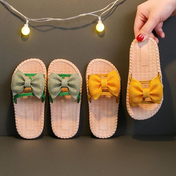 Slipper Summer Bow Детские холодные тапочки.