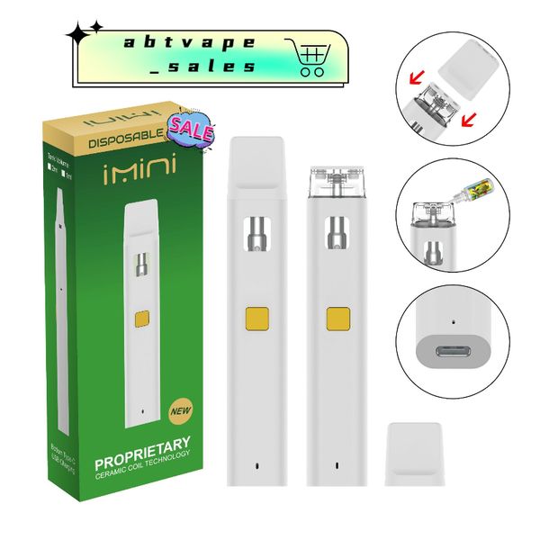 Hot Sale C15 Dispositáveis E Cigarros 1ml / 2ml 300mAh kits de partida de caneta descartáveis 300mAh