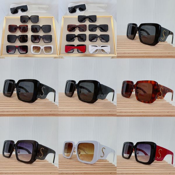 10A Miroir Qualité Plank Lunettes de soleil de créateur de mode pour homme femmes lunettes protection UV mode lunettes de soleil lettre Lunettes décontractées avec boîte très bonne avec boîte