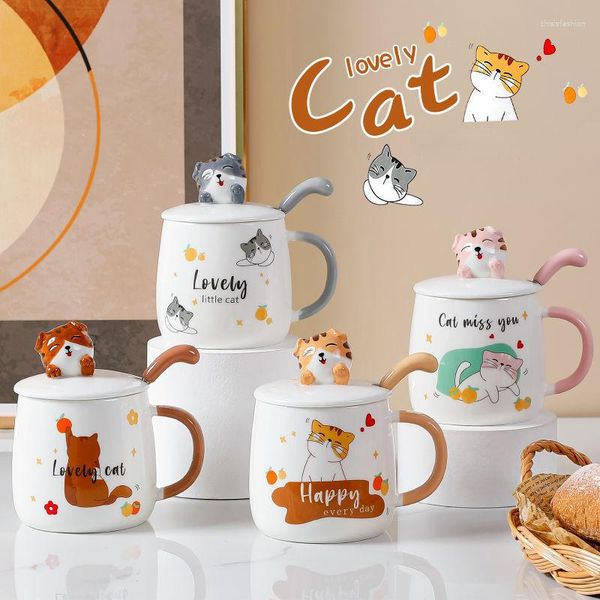 Tassen Kreative Tasse Keramik Cartoon 3D Tasse Keramik Keramik Originelle und lustige Tassen zum Verschenken Kaffeetrinkgeschirr