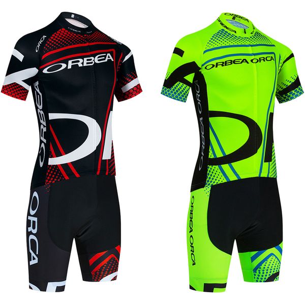 Fluor verde orbea orca bicicleta camisa das mulheres dos homens 2024 moda equipe pro camisa de ciclismo maillot 20d bibs shorts roupas