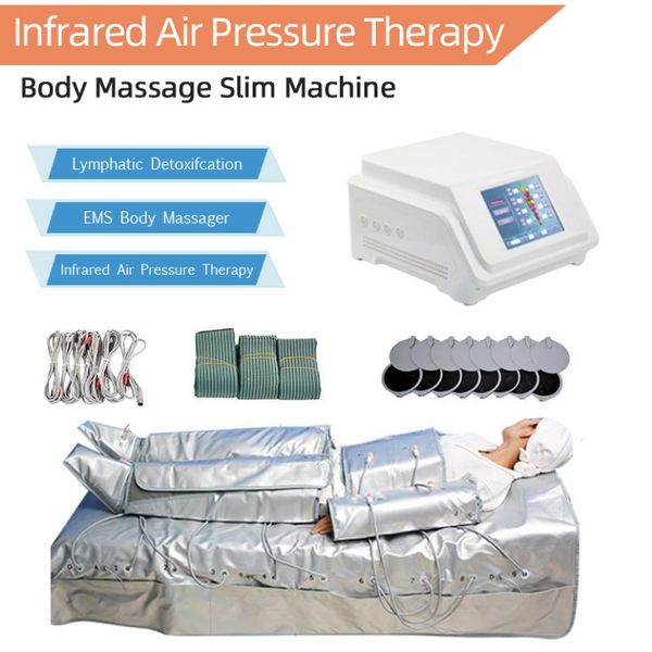 Otro equipo de belleza 3 en 1 Voltaje seguro del cuerpo humano 36V Ems Terapia lejana infrarroja Terapia de drenaje linfático Cuerpo