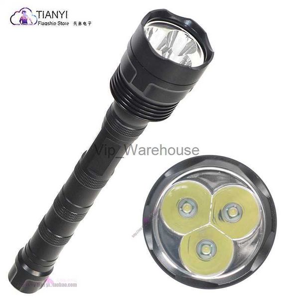 Taschenlampen 3 Lichter Lampe Perlen starkes Licht Haushalt Notbeleuchtungskörper LED High-Power 18650 Batterie Suchscheinwerfer Taschenlampe HKD230902