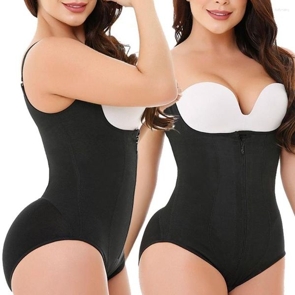 Mulheres Shapers Mulheres Shaper Bodysuit Correias Corpo Backless Thong Seamless Shapewear Push Up Cintura Trainer Emagrecimento Corset Underbust 6XL