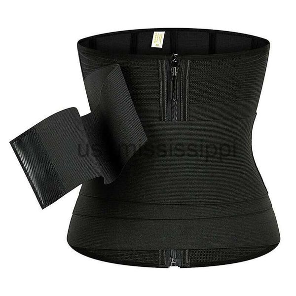 Cintura Barriga Shaper 9 Ossos de Aço Cintura Trainer Corpo Shaper Ajustável Barriga Barriga Controle Snatch Me Up Wrap Stretch Bands Slim Body Shaper Mulheres X0902