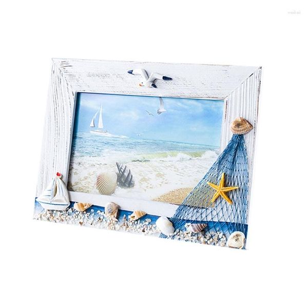 Frames Stilvoller 6-Zoll-Bilderrahmen mit Nauture-Thema zeigen Ihre Liebe zur Natur und zum Meeresleben auf charmante Art und Weise, Cherish Memories G6KA