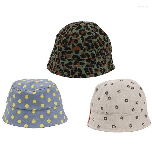 Berretti Cappello da spiaggia per bambini per l'isolamento dalla luce solare all'aperto con protezione per bambini in stile vintage per ragazzi e ragazze