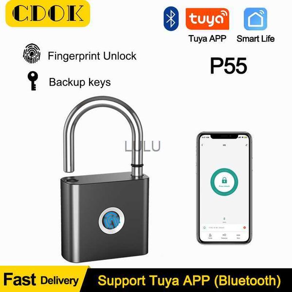 Дверные замки cdok tuya ble smart finger-отпечатки